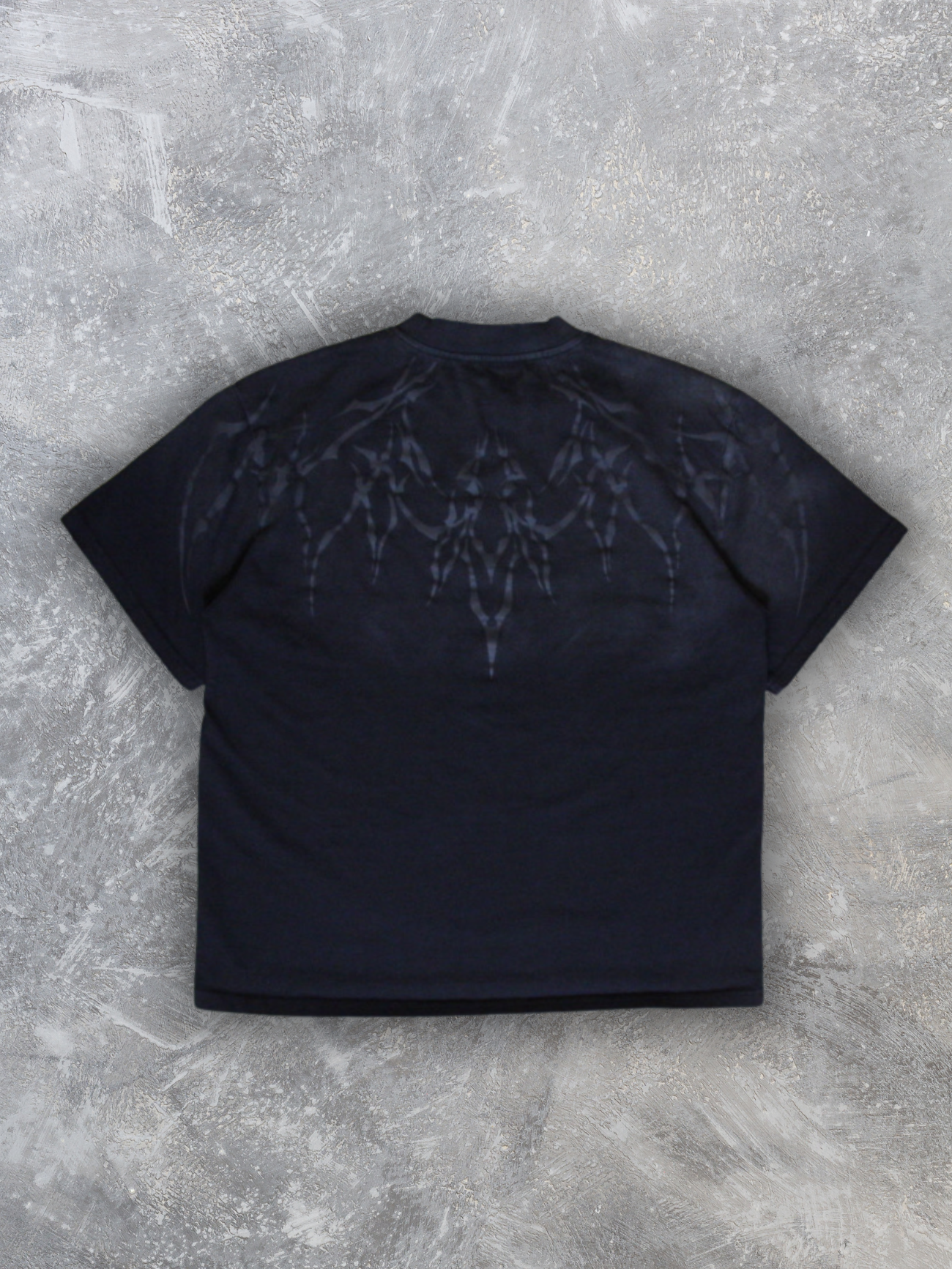 "Graveyard" Short Sleeve Boxy T-shirt (Black)