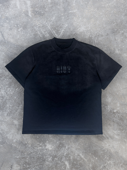 "Graveyard" Short Sleeve Boxy T-shirt (Black)